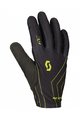 SCOTT Mănuși cu degete lungi de ciclism - RC TEAM LF 2022 - galben/negru