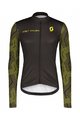 SCOTT Tricou de ciclism cu mânecă lungă de vară - RC TEAM 10 LS - galben/negru