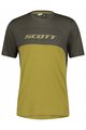 SCOTT Tricou de ciclism cu mânecă scurtă - TRAIL FLOW DRI SS - verde/gri