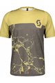 SCOTT Tricou de ciclism cu mânecă scurtă - TRAIL VERTIC PRO SS - gri/verde