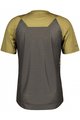 SCOTT Tricou de ciclism cu mânecă scurtă - TRAIL VERTIC PRO SS - gri/verde