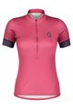 SCOTT Tricou de ciclism cu mânecă scurtă - ENDURANCE 20 SS LADY - mov/roz