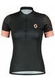 SCOTT Tricou de ciclism cu mânecă scurtă - ENDURANCE 20 SS LADY - negru/roz