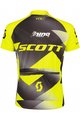 SCOTT Tricou de ciclism cu mânecă scurtă - RC PRO SS JUNIOR - galben/negru