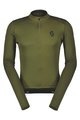 SCOTT Tricou de ciclism cu mânecă lungă de vară - ENDURANCE 10 - verde