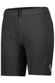 SCOTT Pantaloni scurți de ciclism fără bretele - ENDURANCE LS/FIT W/PAD - negru