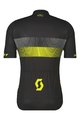 SCOTT Tricou de ciclism cu mânecă scurtă - TEAM 10 - negru/galben