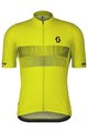 SCOTT Tricou de ciclism cu mânecă scurtă - TEAM 10 - galben