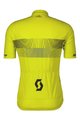 SCOTT Tricou de ciclism cu mânecă scurtă - RC TEAM 10 SS - galben/negru
