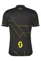 SCOTT Tricou de ciclism cu mânecă scurtă - RC TEAM 20 SS - galben/negru