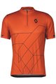 SCOTT Tricou de ciclism cu mânecă scurtă - RC TEAM 20 SS - portocaliu/negru