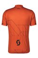 SCOTT Tricou de ciclism cu mânecă scurtă - RC TEAM 20 SS - portocaliu/negru