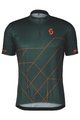 SCOTT Tricou de ciclism cu mânecă scurtă - RC TEAM 20 SS - verde/portocaliu