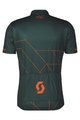 SCOTT Tricou de ciclism cu mânecă scurtă - RC TEAM 20 SS - verde/portocaliu