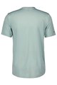 SCOTT Tricou de ciclism cu mânecă scurtă - TRAIL FLOW ZIP SS - verde/verde deschis