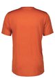 SCOTT Tricou de ciclism cu mânecă scurtă - TRAIL FLOW ZIP SS - portocaliu