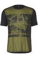 SCOTT Tricou de ciclism cu mânecă scurtă - TRAIL FLOW SS - verde/negru