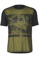 SCOTT Tricou de ciclism cu mânecă scurtă - TRAIL FLOW SS - verde