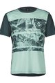 SCOTT Tricou de ciclism cu mânecă scurtă - TRAIL FLOW SS - verde deschis/verde