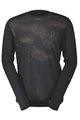 SCOTT Tricou de ciclism cu mânecă lungă de vară - TRAIL FLOW LS - negru/gri