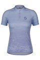 SCOTT Tricou de ciclism cu mânecă scurtă - ENDURANCE 30 - albastru deschis