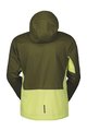 SCOTT Jachetă rezistentă la vânt de ciclism - EXPLORAIR LIGHT WB - galben/verde
