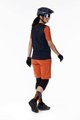 SCOTT Tricou de ciclism cu mânecă scurtă - TRAIL VERTIC SS LADY - albastru/portocaliu
