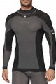 SIX2 Tricou de ciclism cu mânecă lungă - TS3L BT - negru