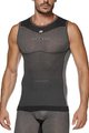 SIX2 Tricou de ciclism fără mâneci - SML BT - negru