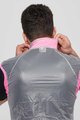 Six2 Vestă de ciclism - GHOST - roz/transparent