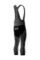 SIX2 Pantaloni de ciclism 3/4 cu bretele - SLP4 2S - negru/gri