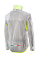 SIX2 Jachetă rezistentă la vânt de ciclism - GHOST - transparent/galben