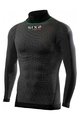SIX2 Tricou de ciclism cu mânecă lungă - TS3L - negru