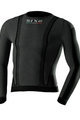 SIX2 Tricou de ciclism cu mânecă lungă - KIDS TS2 - negru