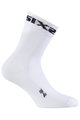 SIX2 Șosete clasice de ciclism - WHITE SHORT - alb