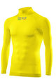 SIX2 Tricou de ciclism cu mânecă lungă - TS3 - galben