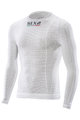 SIX2 Tricou de ciclism cu mânecă lungă - TS2 - alb