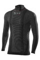 SIX2 Tricou de ciclism cu mânecă lungă - TS3 W - negru