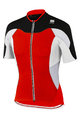 SPORTFUL Tricou de ciclism cu mânecă scurtă - CRANK - roșu/alb/negru