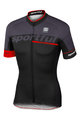 SPORTFUL Tricou de ciclism cu mânecă scurtă - SC TEAM - negru/roșu