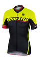 SPORTFUL Tricou de ciclism cu mânecă scurtă - SC TEAM - negru/galben