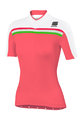 SPORTFUL Tricou de ciclism cu mânecă scurtă - ALLURE LADY - roz/alb