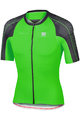 SPORTFUL Tricou de ciclism cu mânecă scurtă - BODYFIT SPEEDSKIN - verde/negru