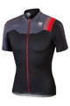 SPORTFUL Tricou de ciclism cu mânecă scurtă - BODYFIT PRO TEAM - negru/gri