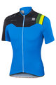 SPORTFUL Tricou de ciclism cu mânecă scurtă - BODYFIT PRO TEAM - negru/albastru