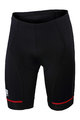 SPORTFUL Pantaloni scurți de ciclism fără bretele - GIRO 2.0 - negru/roșu