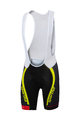 SPORTFUL Pantaloni scurți de ciclism cu bretele - SC TEAM - galben/negru
