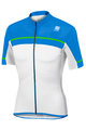 SPORTFUL Tricou de ciclism cu mânecă scurtă - PISTA - albastru deschis/alb