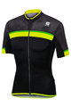 SPORTFUL Tricou de ciclism cu mânecă scurtă - PISTA - galben/negru