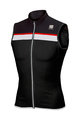 SPORTFUL Tricoul de ciclism fără mâneci - PISTA - negru/alb